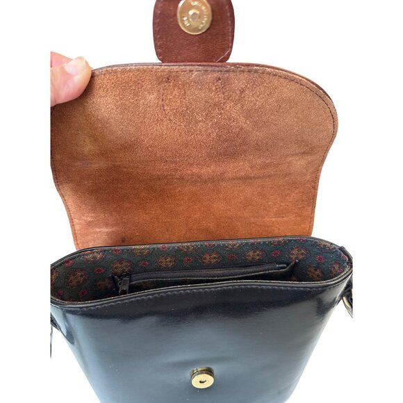 Polo by Ralph Lauren Brown and Black Crossbody Bag - Picture 7 of 12